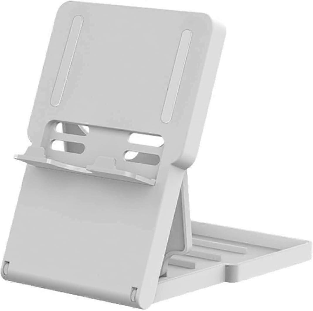 Adjustable Stand Compatible with Nintendo Switch (Gray), Foldable Portable Compact Gaming Stand for Switch OLED/Switch Lite Console, Switch Holder wit