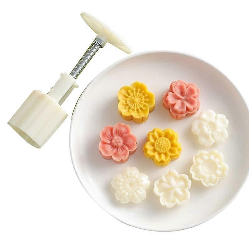 Kchenbedarf Chinese style Various shapes Mooncake molds Multipurpose Reusable Festival Cookie Decorating Tool Cherry blossoms