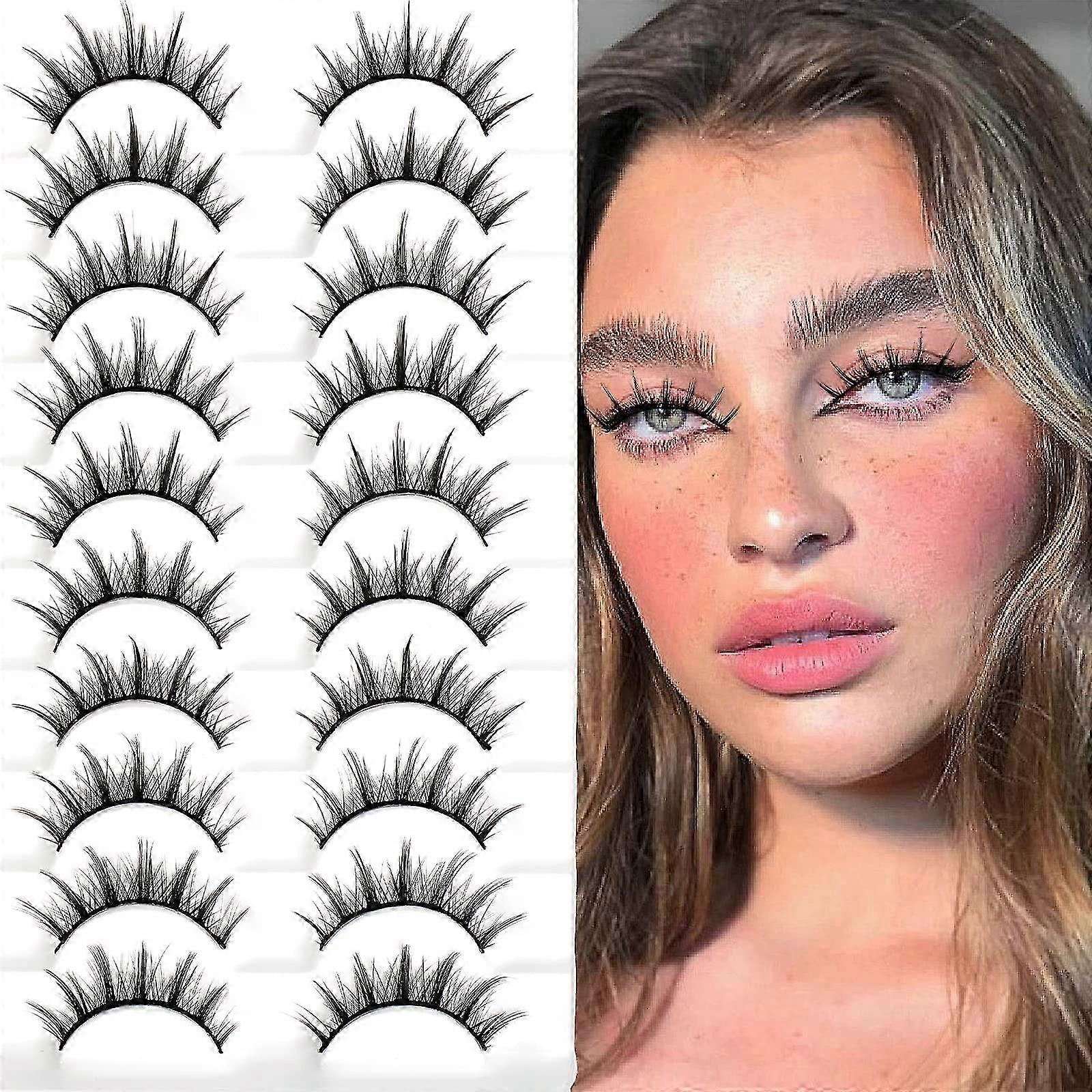 3D Manga False Eyelashes Cat Eye Style 10 Pairs