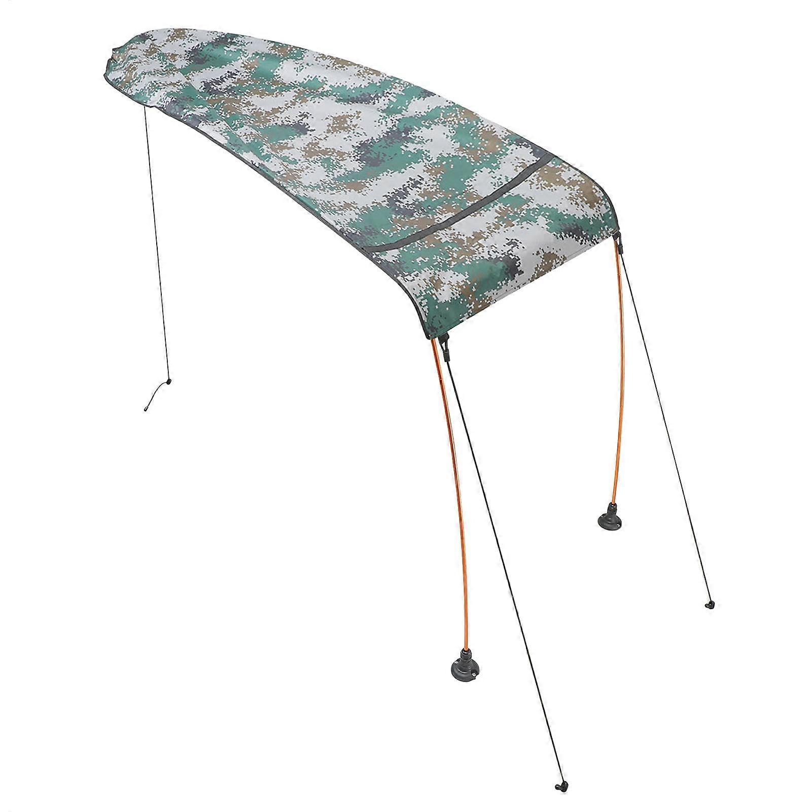 BootsSonnenschirm, aufblasbarer KajakKajakkörper, Strandschirm, HardwareKit fr Canopy Kajak Digitale Camouflage