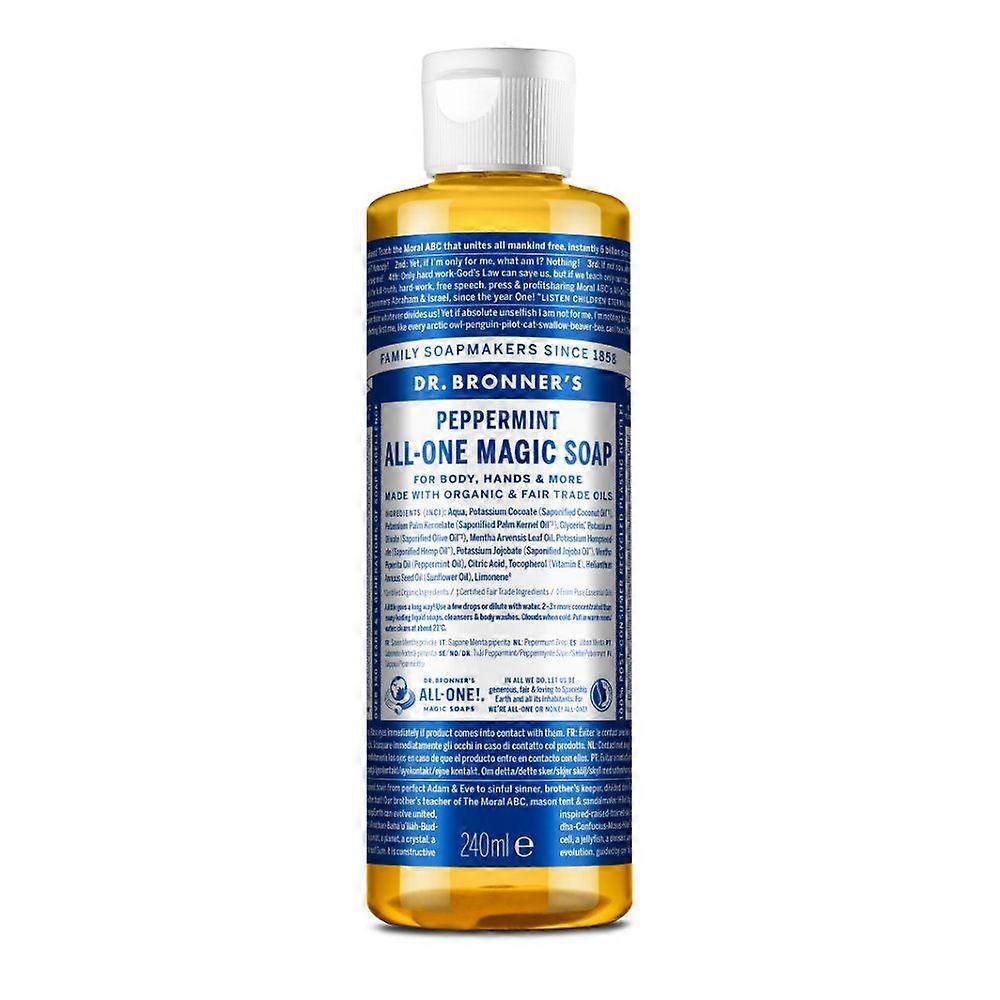 Dr Bronner Organic Peppermint All-One Magic Soap 240ml