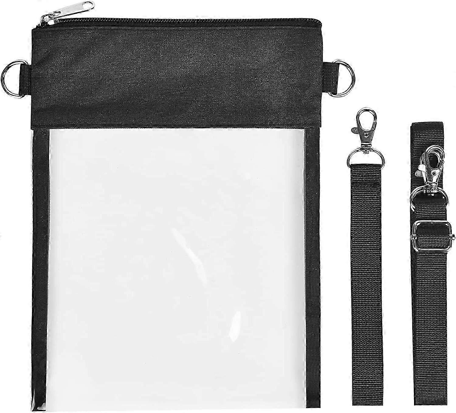 Adjustable Shoulder Strap Stadium Approved Clear Crossbody Purse