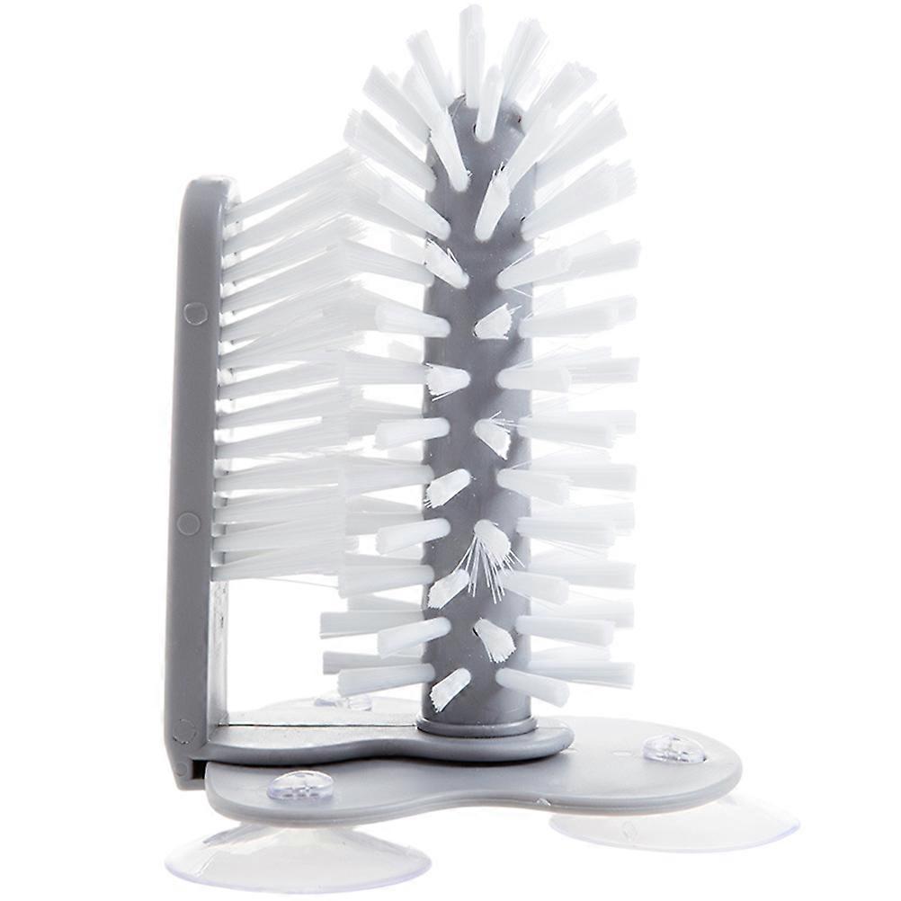 Home Use Cup Brush with Suction Base and Rotating Action