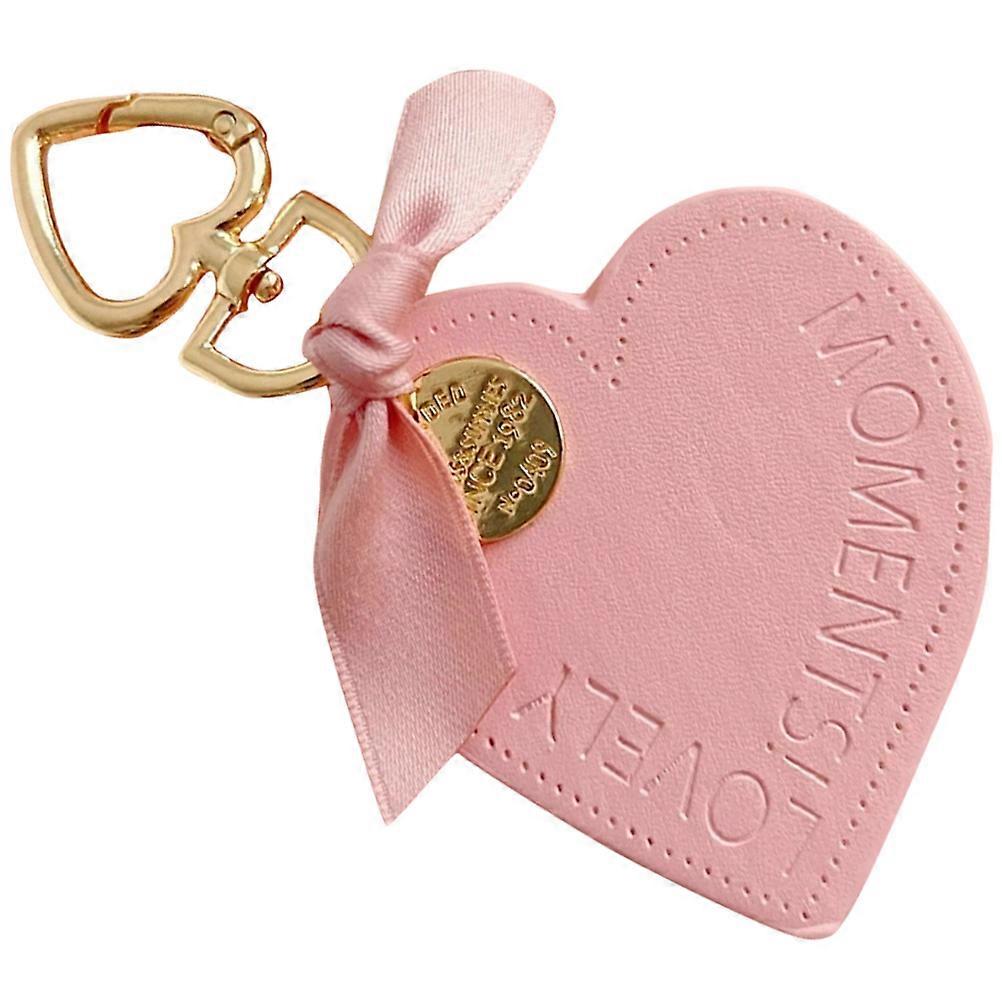 Heart Shaped Key Chain for Men, Elegant Leather Accessory for Various Uses