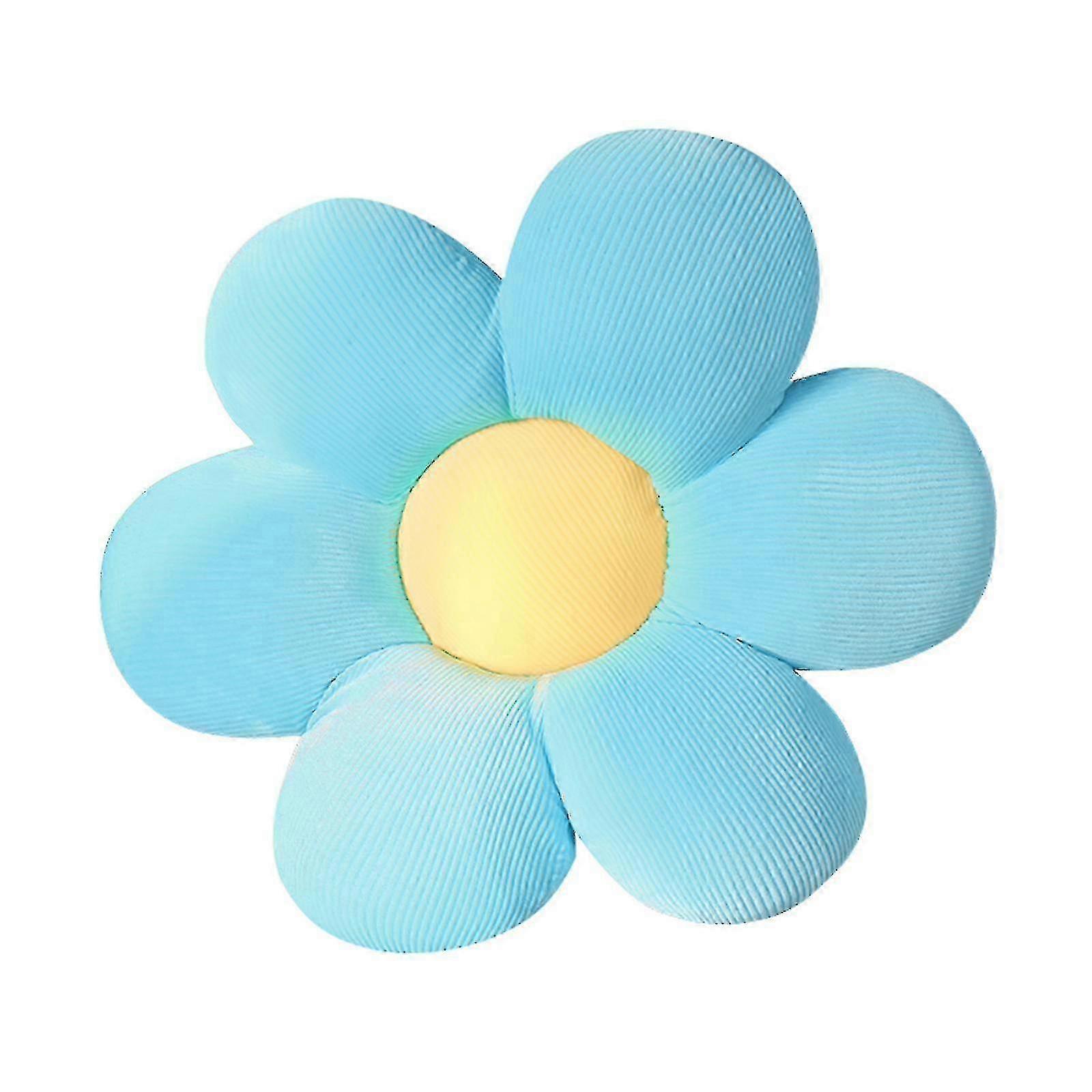 女の子のための花の床枕ティーンの幼児快適な読書ラウンジ50CMブルー