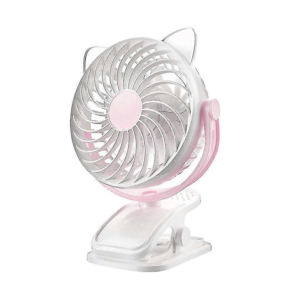 Clip-on Buggy Stroller Fan (pink)--