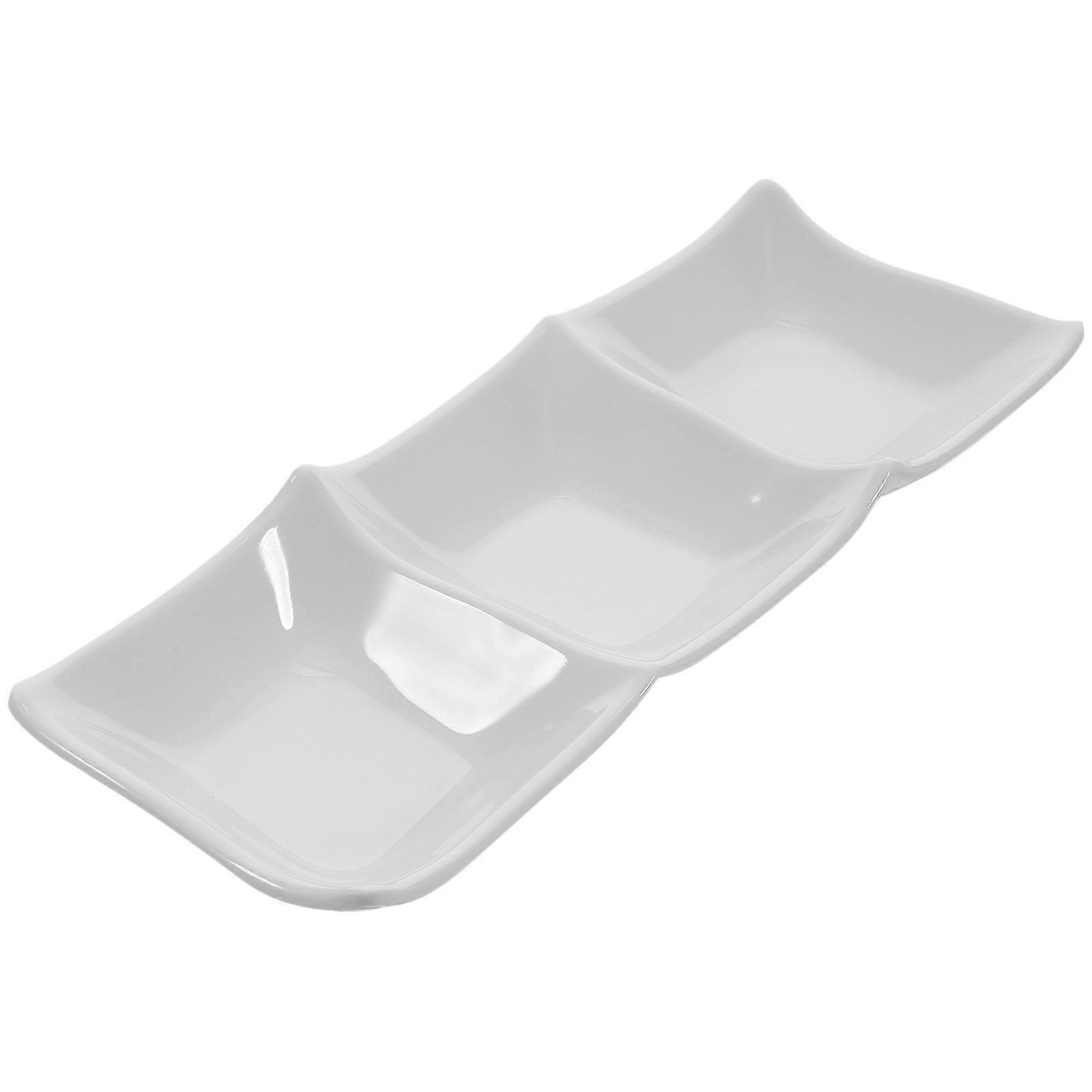 Multi-sectioned divided dish, designed for practicality and effortless cleaning after use