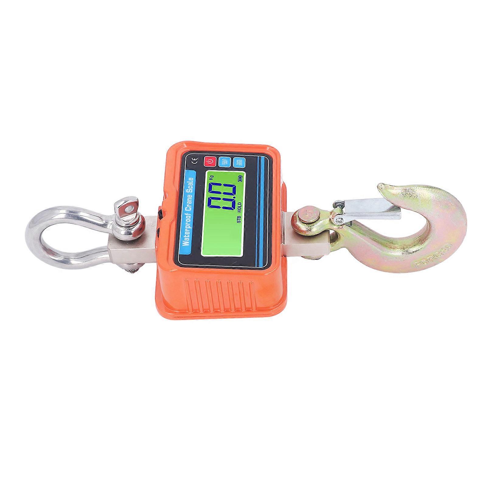 Crane Scale 6600lb 3000kg High Accuracy Digital LCD Display Industrial Heavy Duty with Remote Control