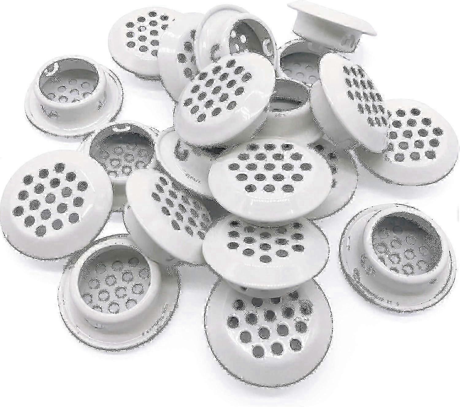 20 قطع فتحات التهوية 25 مم دائري Soffit تنفيس الفولاذ المقاوم للصدأ جولة تنفيس شبكة هول كوة للمطبخ با