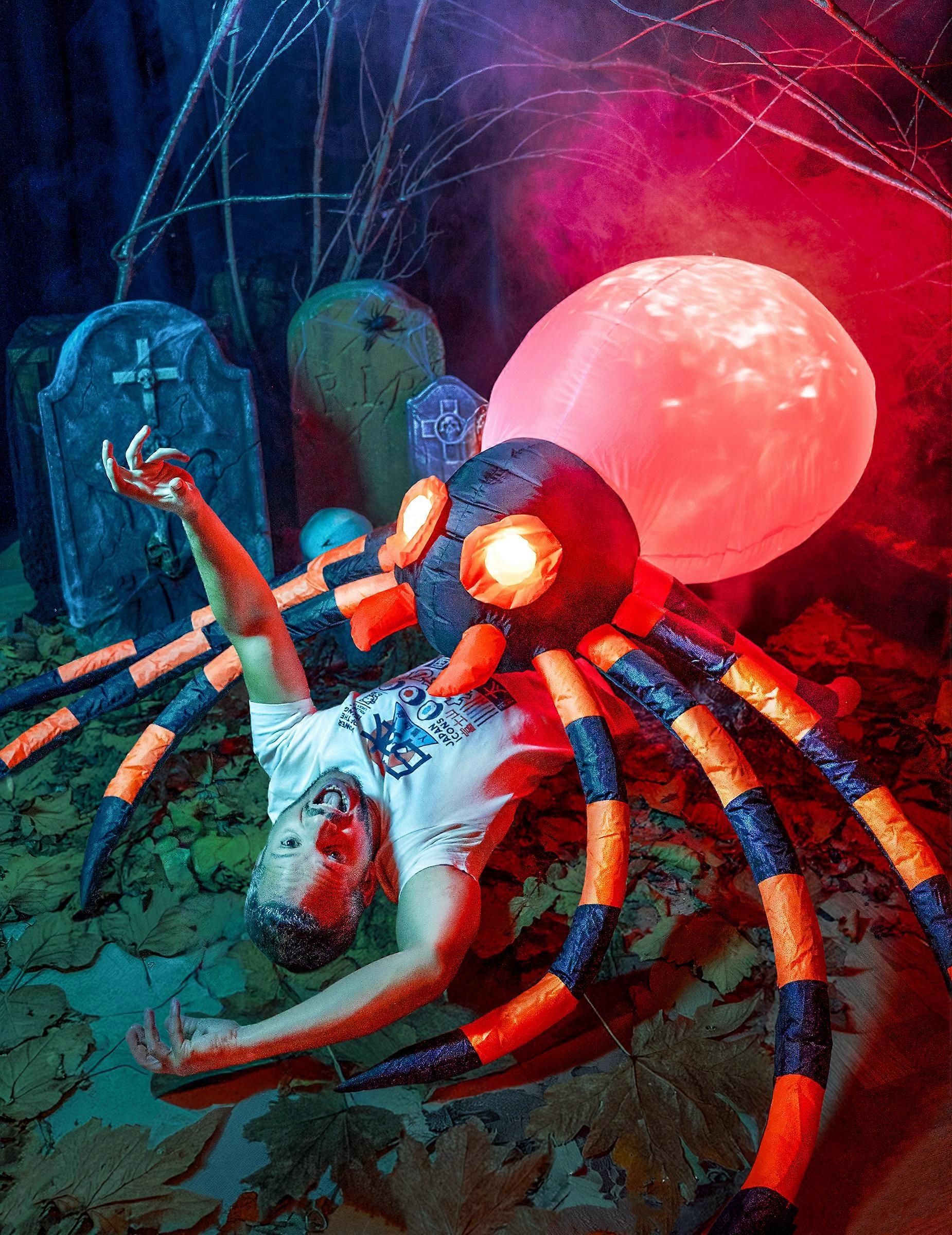 Giant inflatable spider decoration 180 x 120 cm