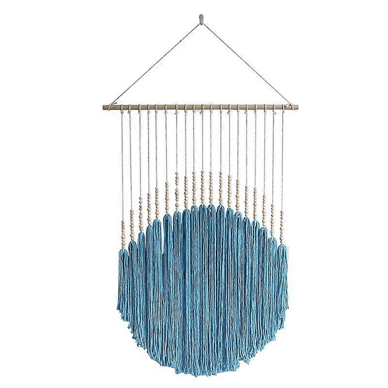 Corda di cotone intrecciata modello circolare appeso a parete