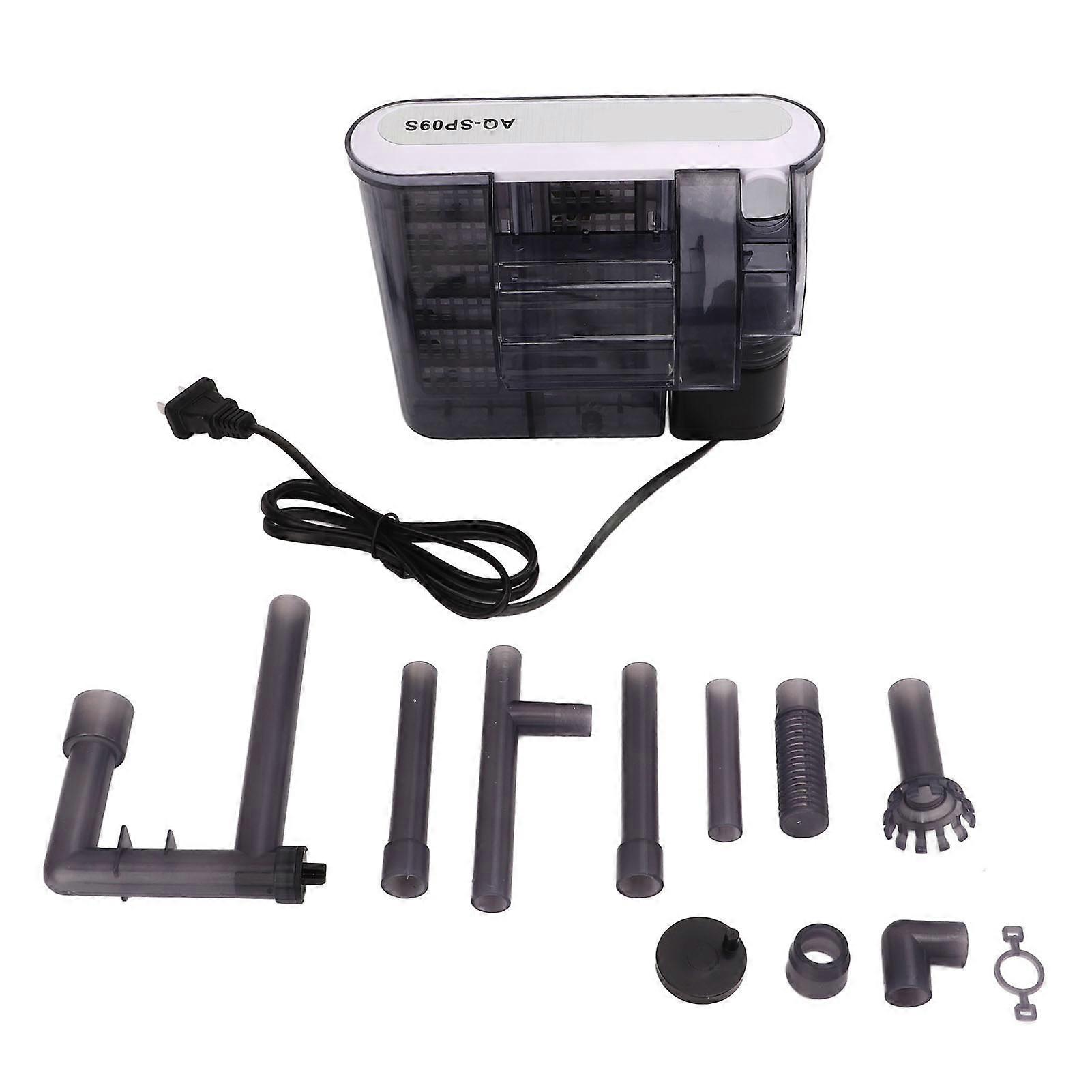 Aquarium Filter External Hanging Water Filtration Quiet Function Flowing Regulation 5W