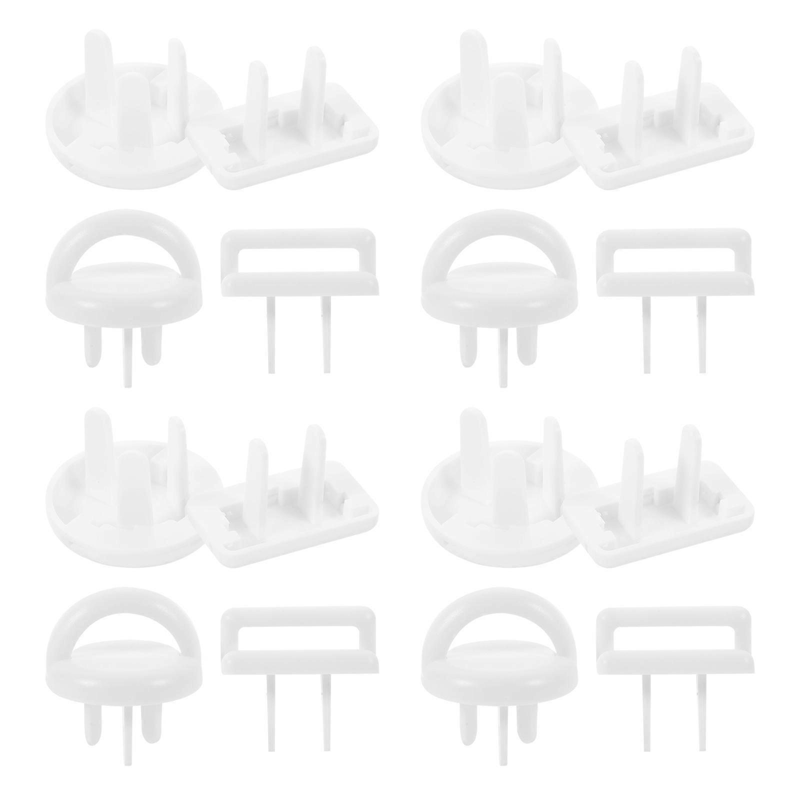 Plug Socket Surround Child Proof Outlet Cover Safety Protection Square Plastic 50Pcs