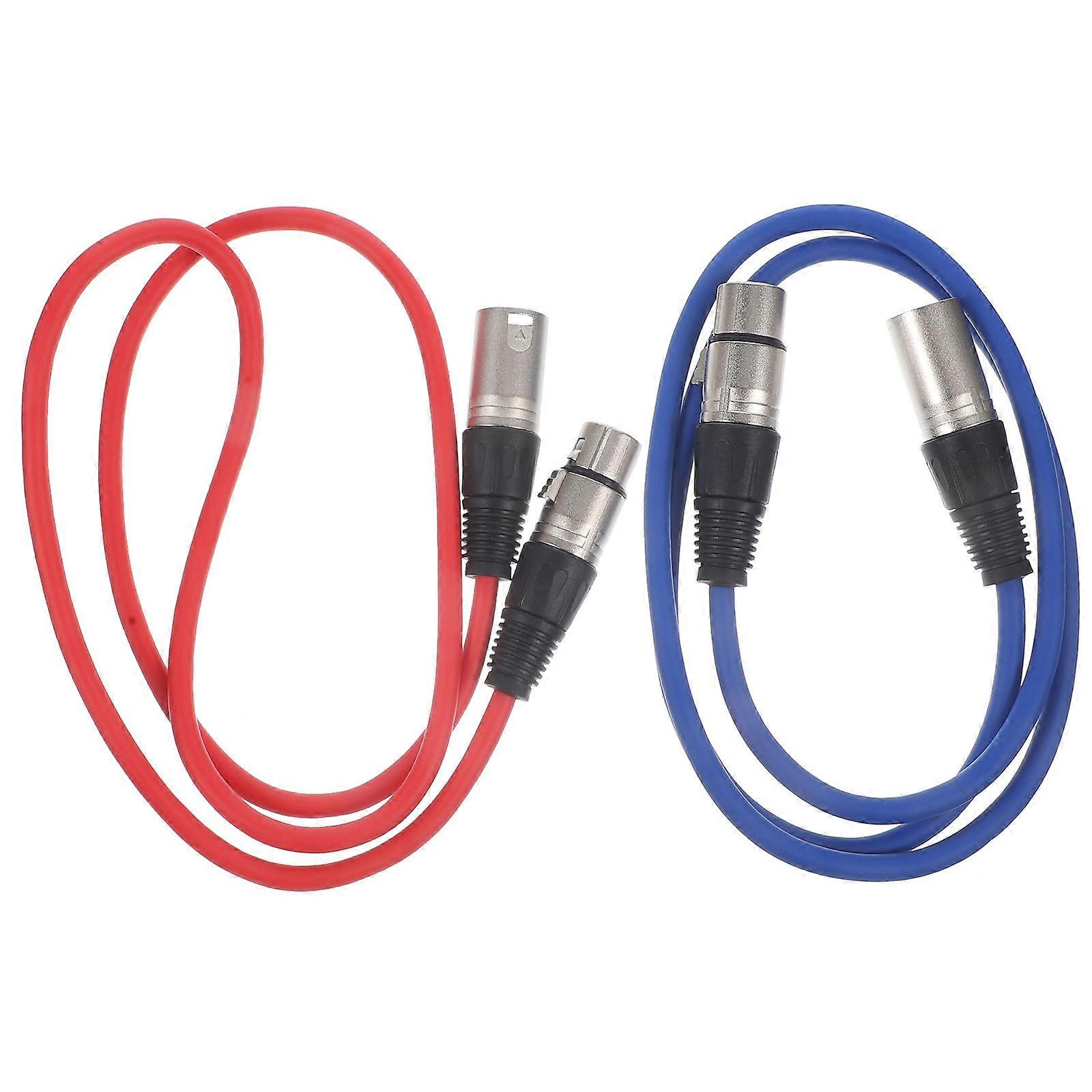 Balanced XLR Male to Female Microphone Cables Long Audio Cords for Studio Recording, Compatible with Mixers, Amplifiers, and Speakers, Design, Easy