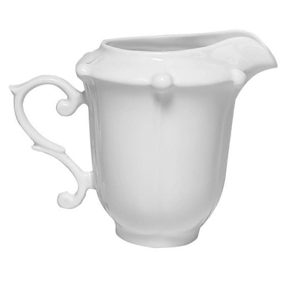 Latte Jug Ceramic Frothing Cup Home Use Capacity 225ml European Style Pitcher Shape 1Pack