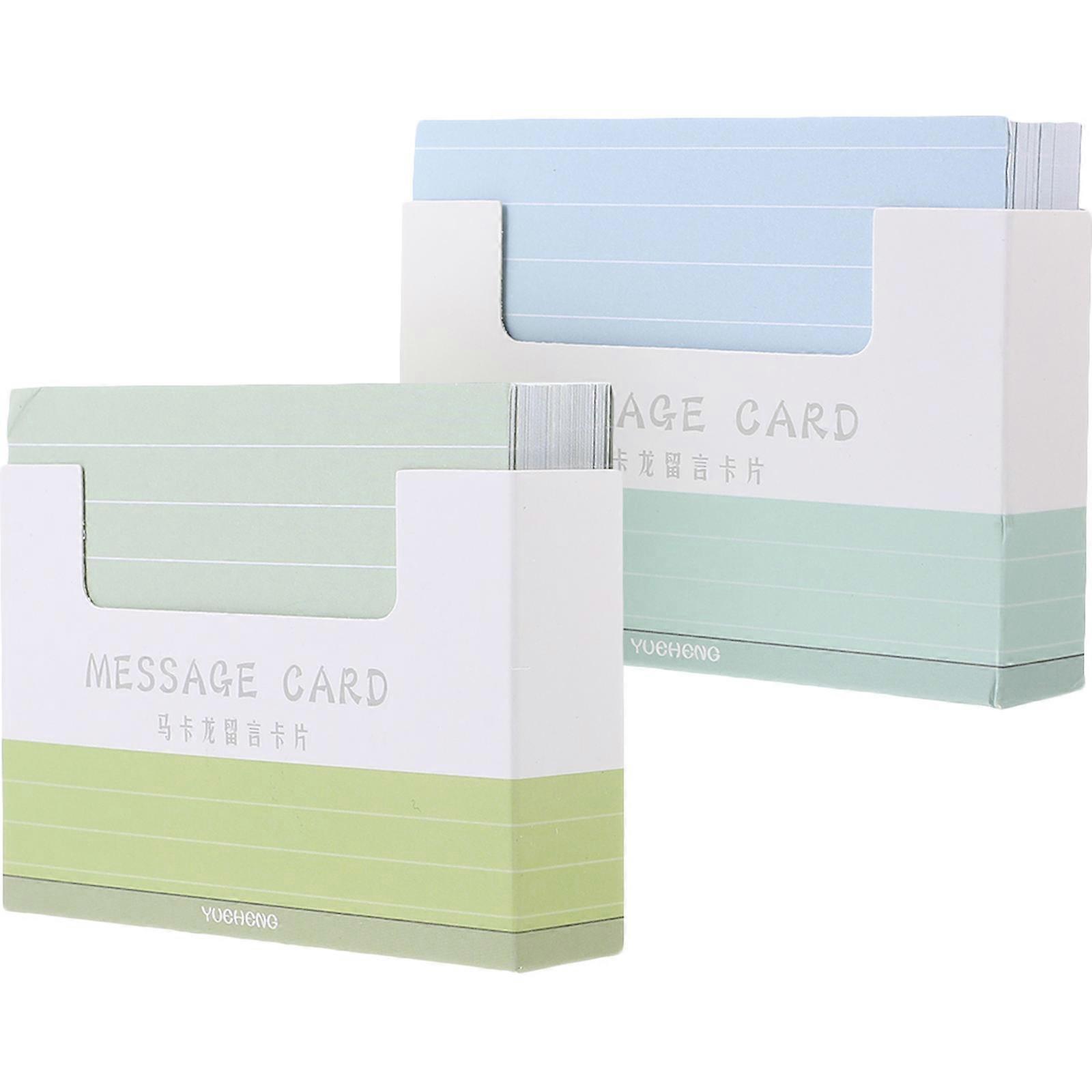 Portable Flash Cards Lined Index Cards Rectangular Shape Blue Blank Cards For Students 300Pcs