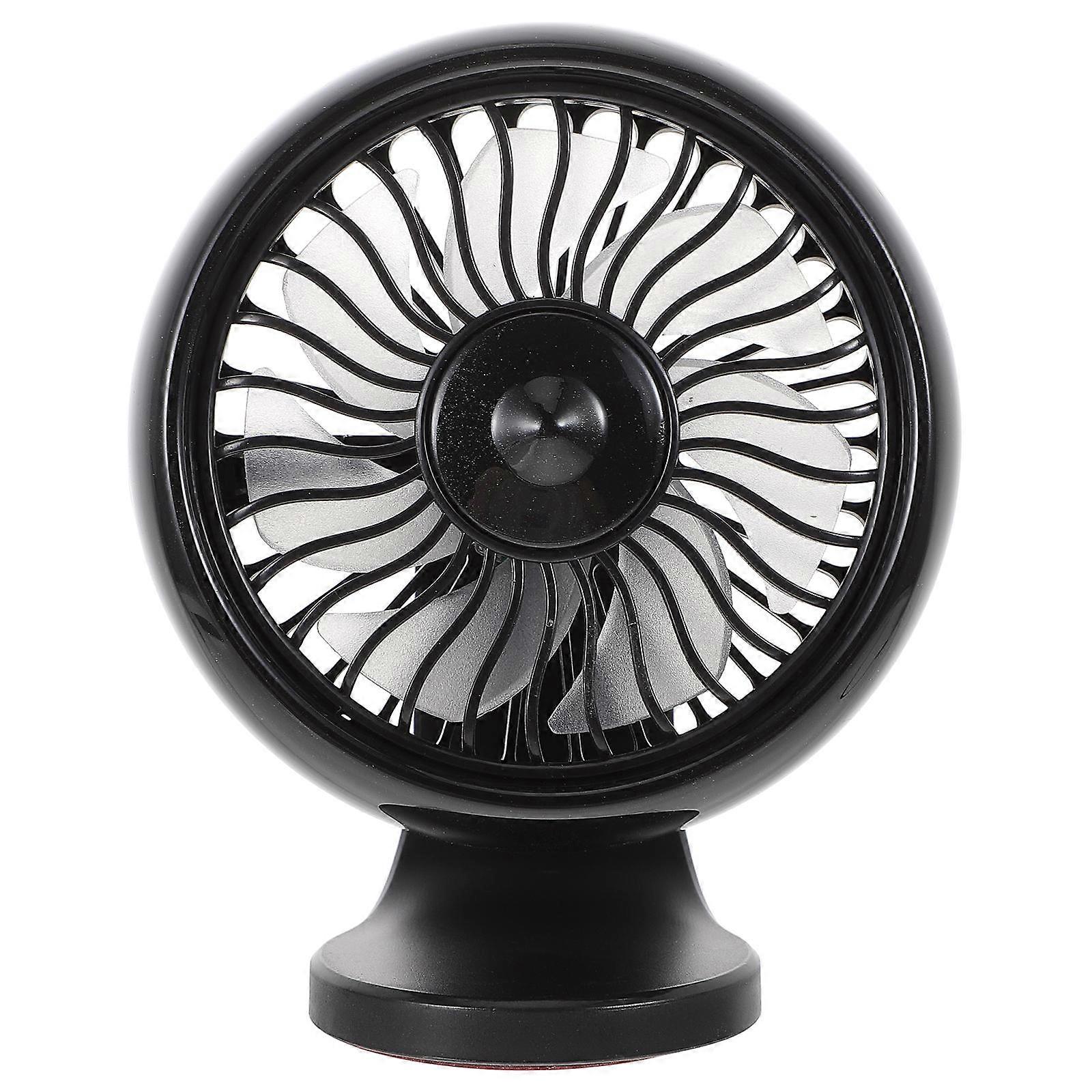 Compact Car Cooling Fan with Quiet Operation for Driving, Office, and Sleep – Strong Wind, Low Noise, All Weather Use