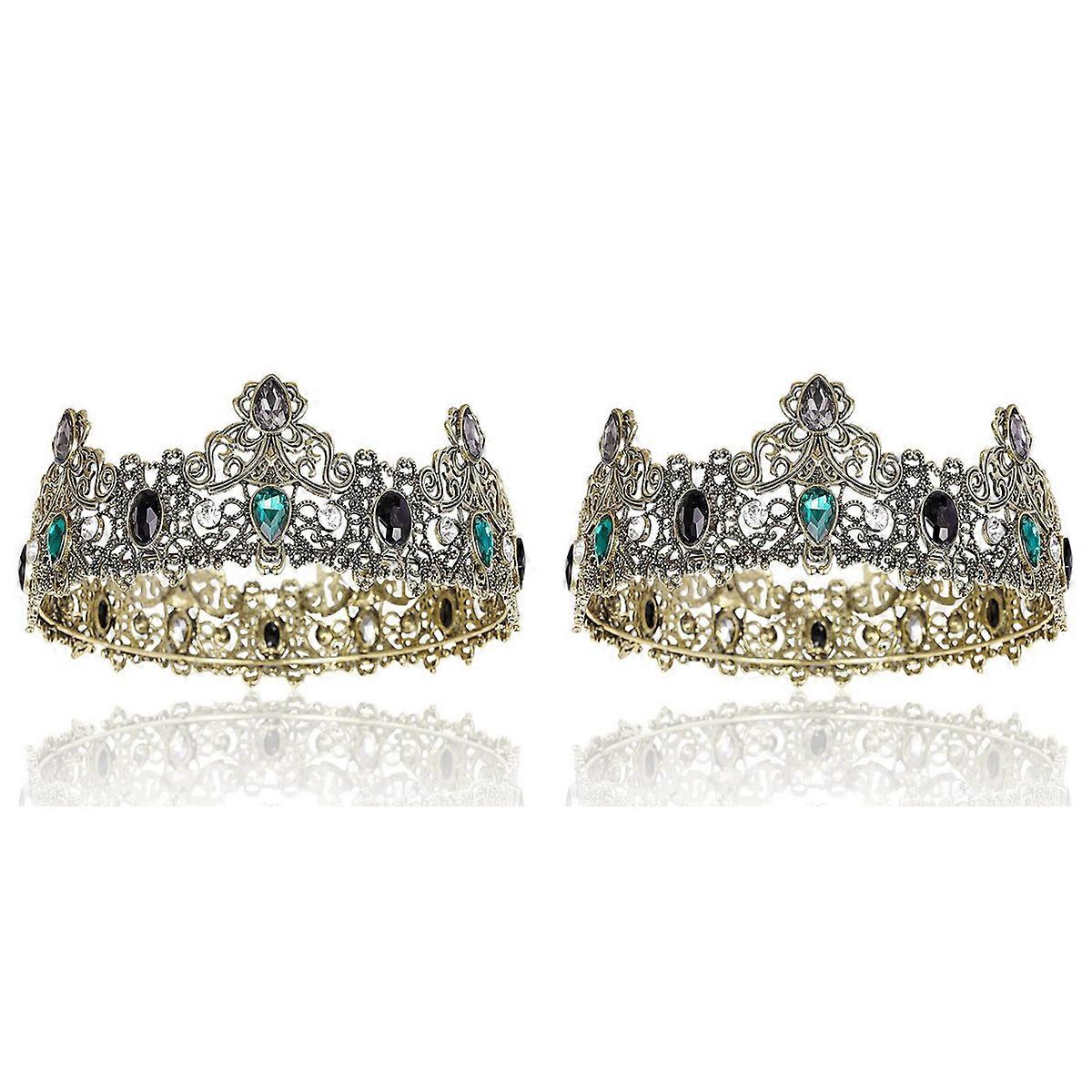 Crowns for Men Metal, Vintage Full Royal Crowns