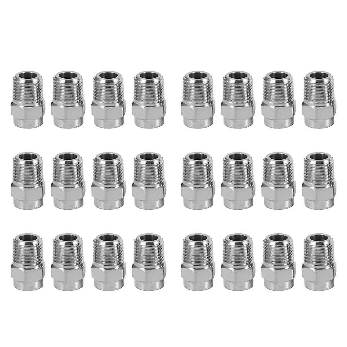 24 Pcs Pressure Washer Cleaner Nozzle Replacement Thread Type Nozzle to Water Broom