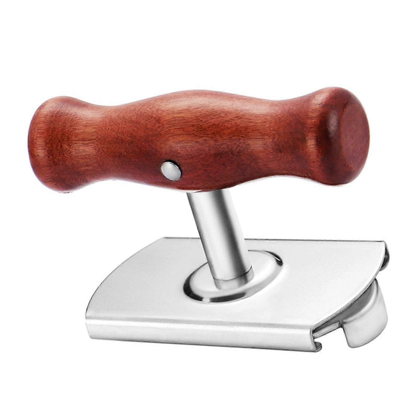 Versatile Stainless Steel Can Opener for Canning Lids, Lightweight Design, Smooth Twist Mechanism, Easy Grip Handle