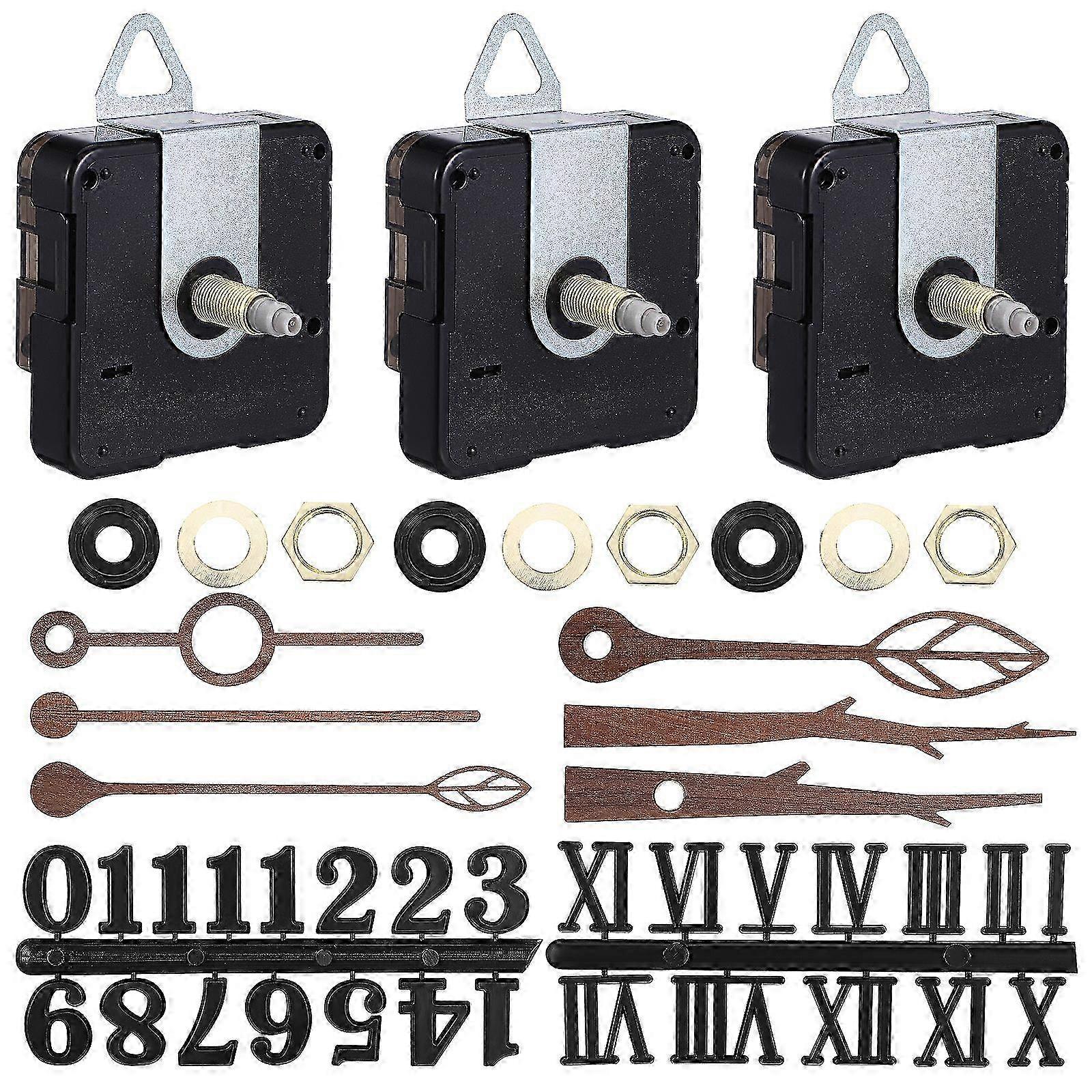 Clock Mechanism Replacement Kit with Hands and Motor