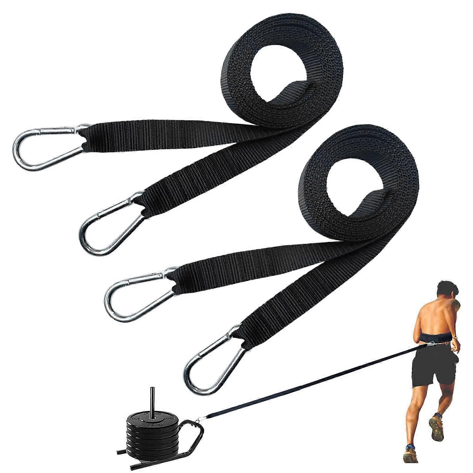 Weighted Training Belt - Durable Sledge Training Equipment, Adjustable Tyre Pull Waist Belt for Back Strength and Core Stability