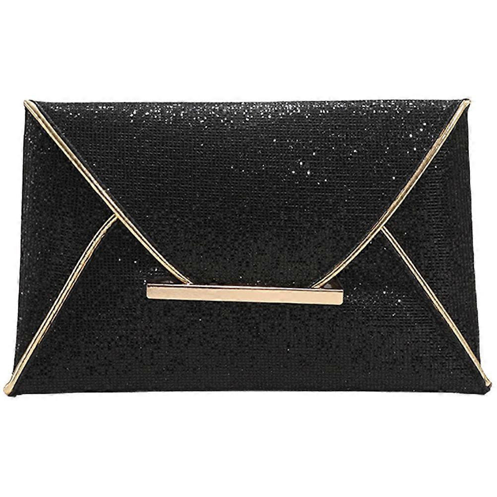 إليك وصف مكرر للمنتج **محفظة القابض المسائية السوداء الأنيقة **:

**محفظة حقيبة يد مسائية سوداء أنيقة - مغلف بسيط