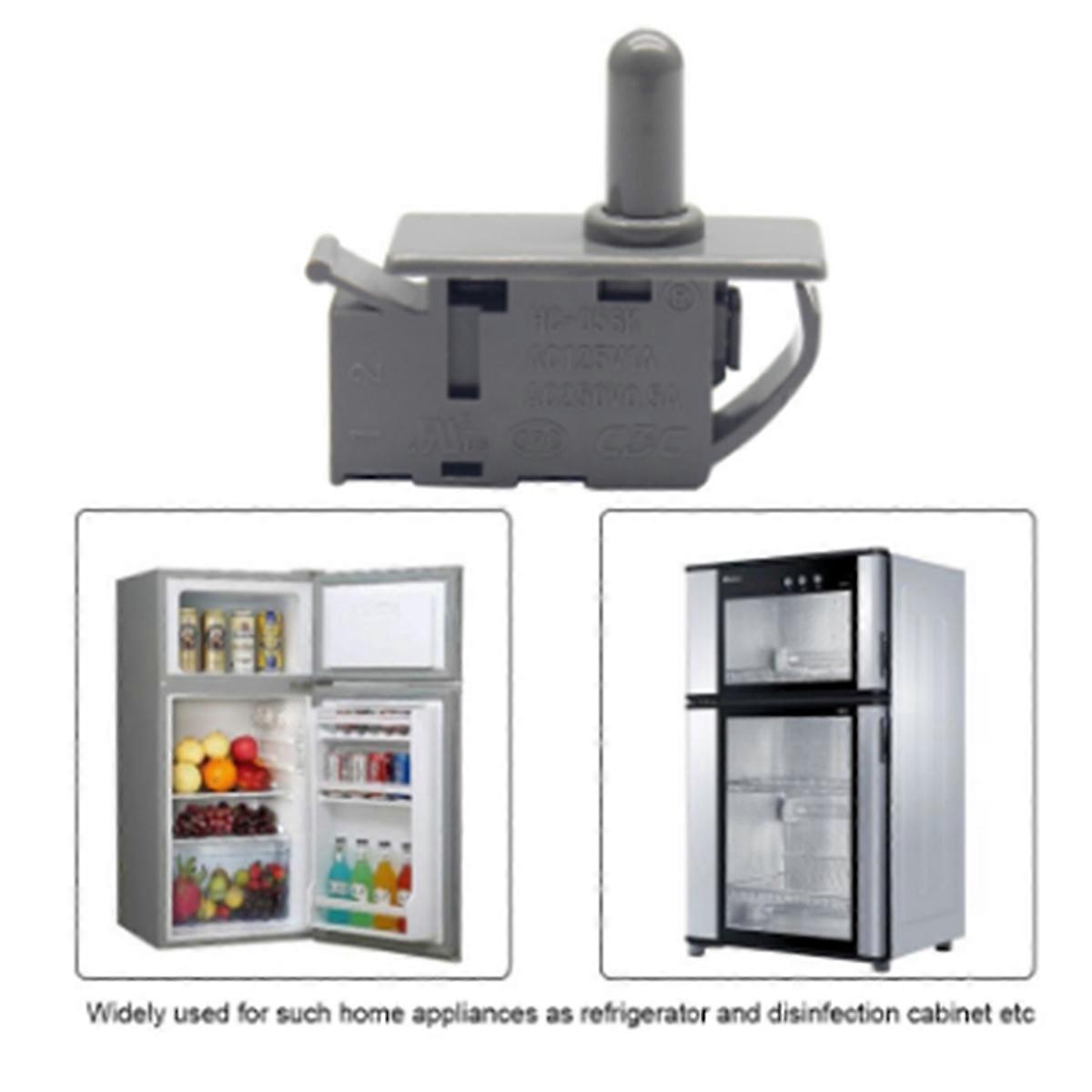 Refrigerator Spare Parts Door Light Control Normally Closed Push Button Switch Refrigerator Door Fre