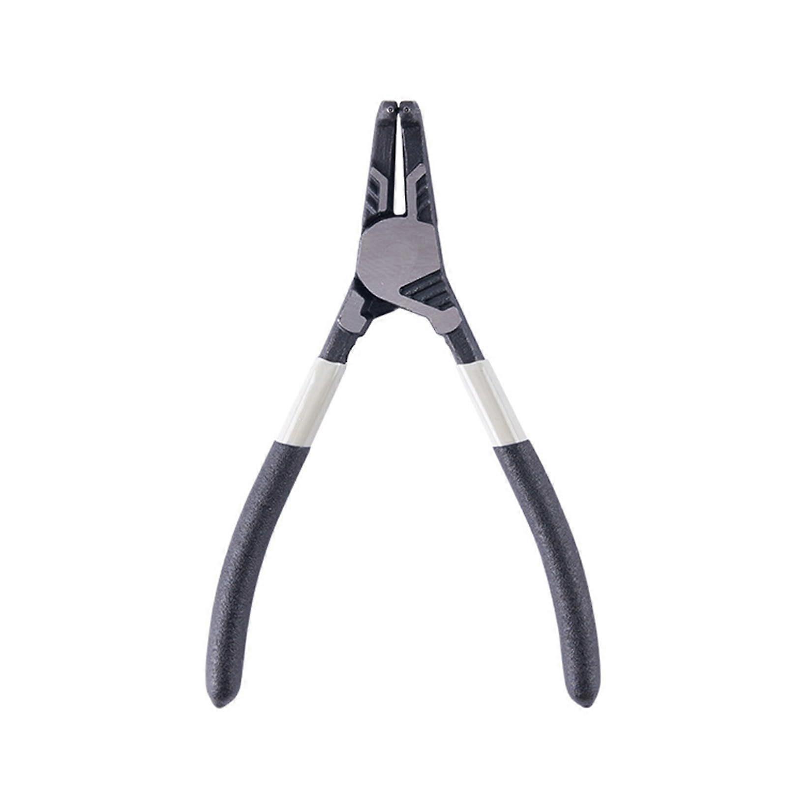 Circlip Pliers 17.8 cm, Internal/External Retaining Ring Pliers, Durable for Curved Rings, Precise Locking