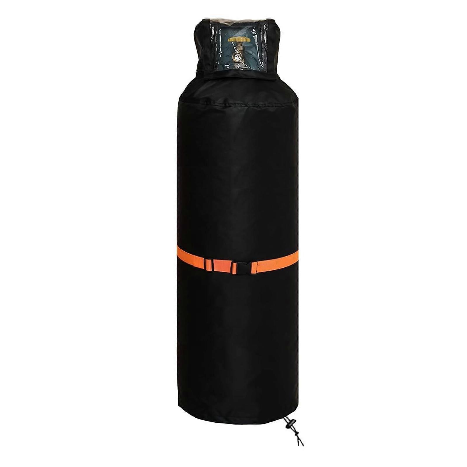 Heavy Dutys 100lb Propane Tanks Cover Transparents Flipping Top Waterproof Double Layer Oxfords Adjustable Buckles Windproofs