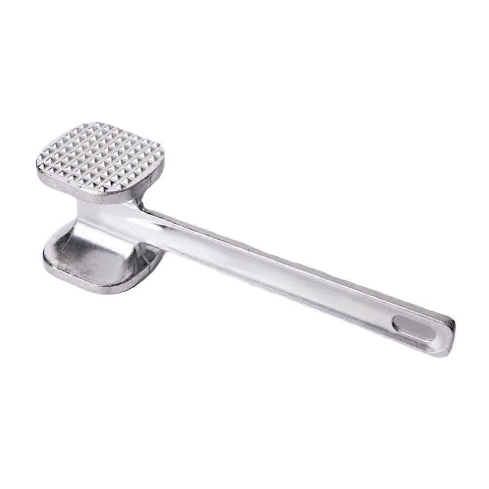 Aluminum Alloy Meat Tenderizer Hammer Dual Side Textured Multi Functional Lightweight Easy Grip Kitchen Tool For Tenderizing Pounding