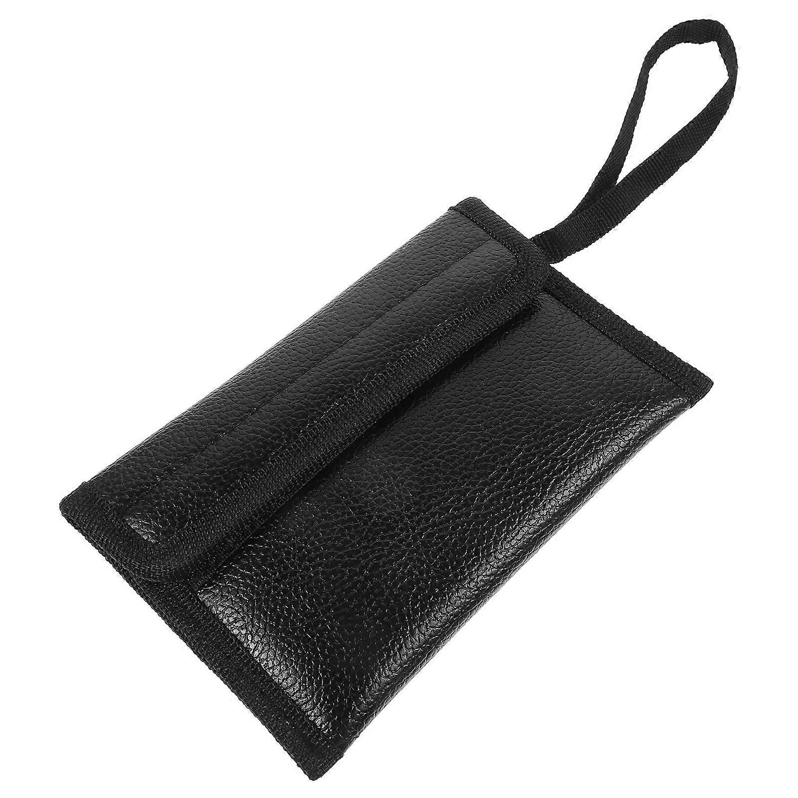 악기 부품 가방 오카리나 가방 충격 방지 애호가 가정용 블랙 16.00X9.50X1.50CM 1Pcs