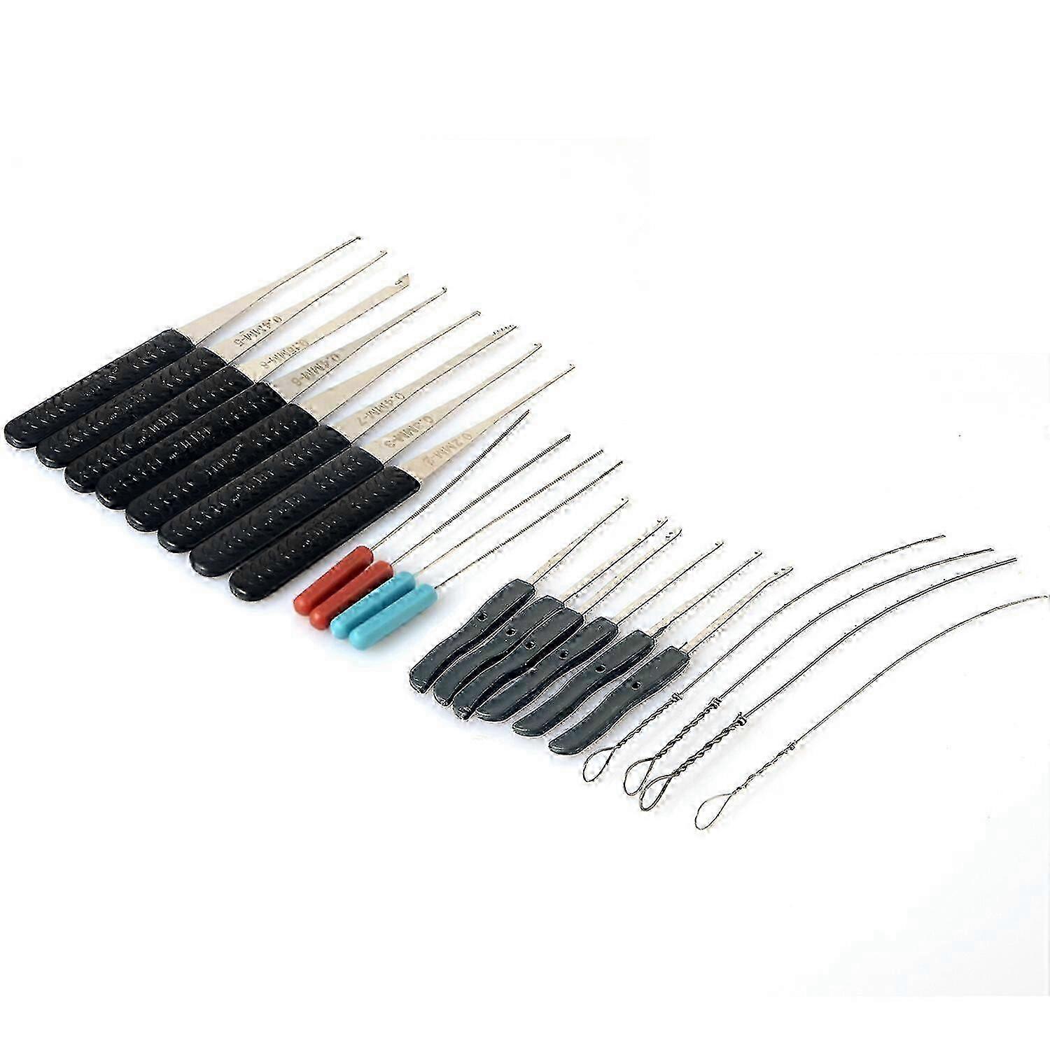 2023 New Hot Lock Pick Set Locksmith Tool Broken Key Extractor Professional Hand Tools - 12Pcs + 10Pcs