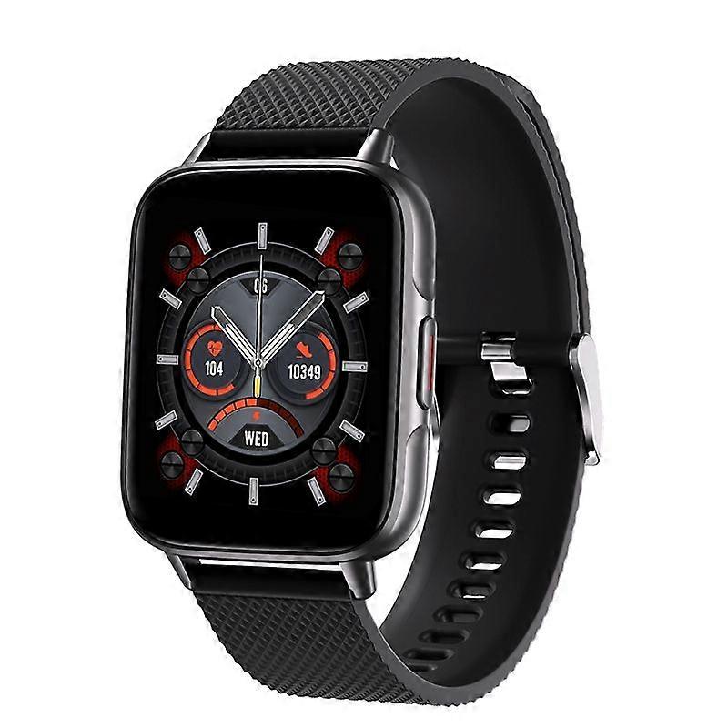 1.7 Inch Square Screen Silicone Strap Smart Watch