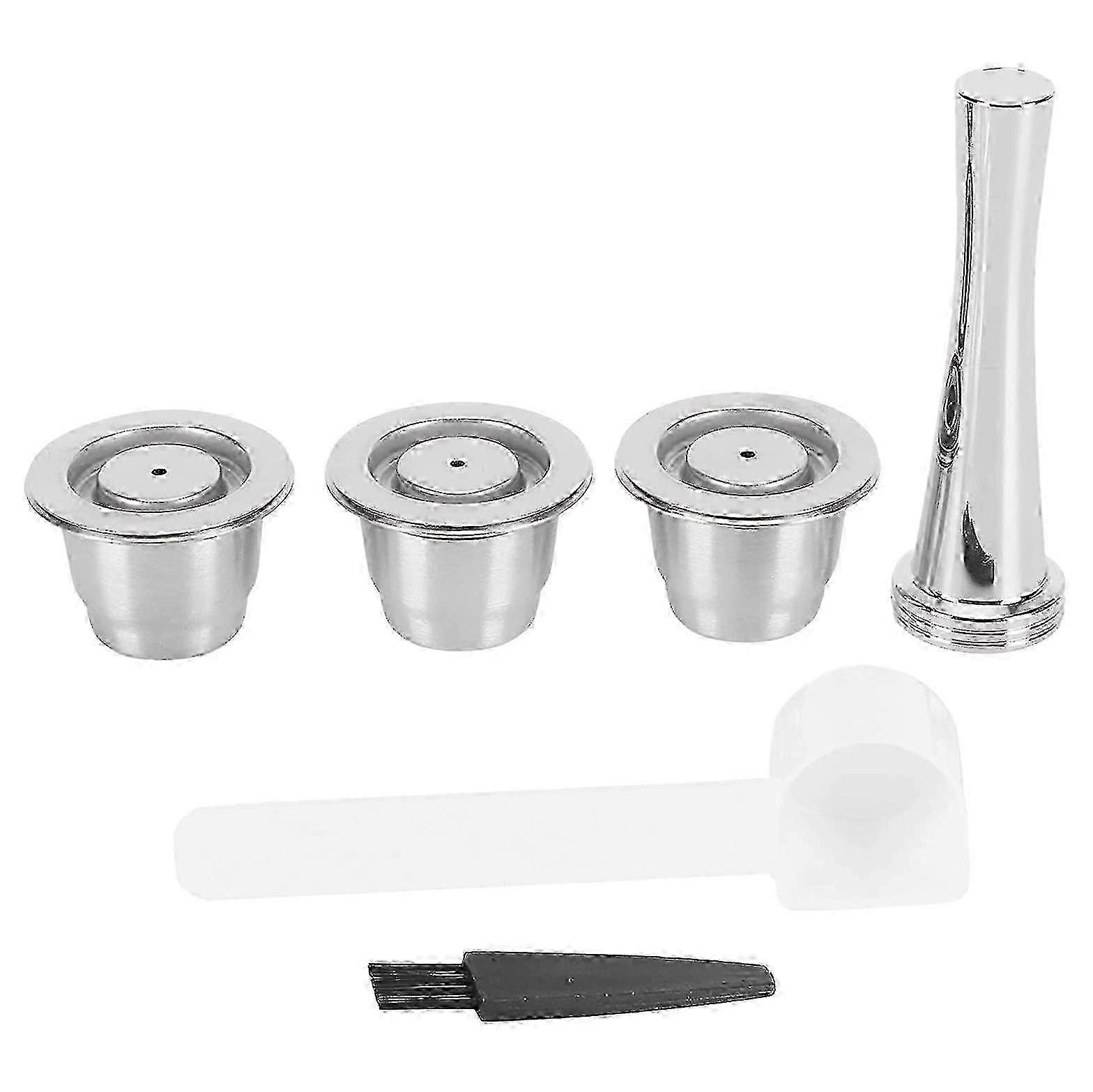Stainless Steel Coffee Capsule Set Compatible with Various Coffee Machines