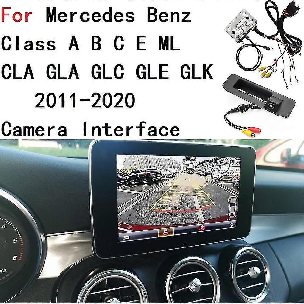 עבור מרצדס בנץ ממשק מצלמה לאחור בכיתה A B C E GLC GLC GLE GLK CLA SLK SLC V ML מתאם מצלמה אחורית קדמית