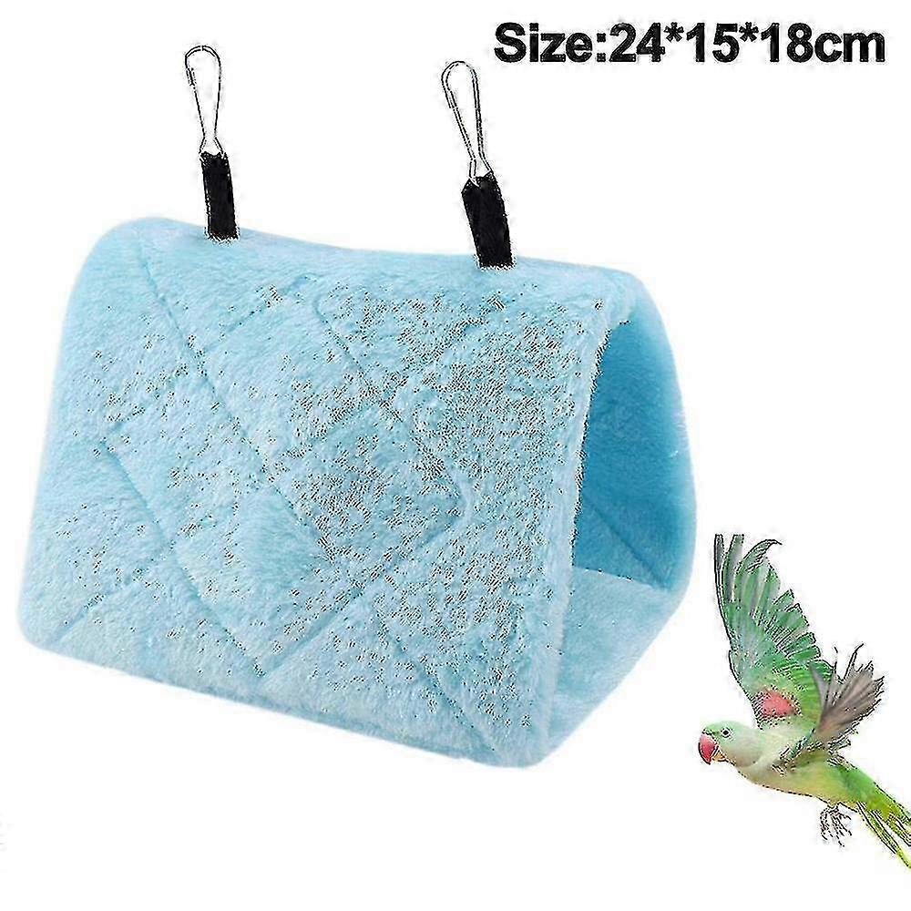 Warm Soft Plush Hammock Nest for Birds in a Hanging Cage