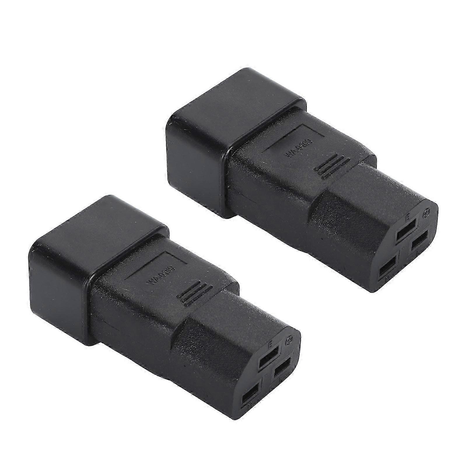 2 stuks IEC320 C20 naar IEC320 C21 Power Adapter Professionele Plug and Play C20 naar C21 Power Plug Adapter voor UPS Power PDU Server