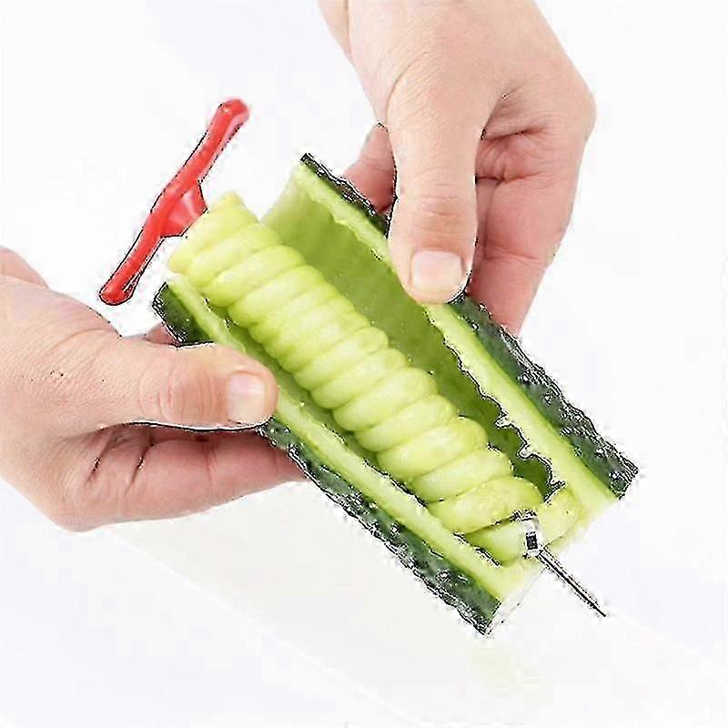 Vegetable Spiral Slicer for Potatoes, Carrots, Cucumbers - Easy Chopper Kitchen Tool