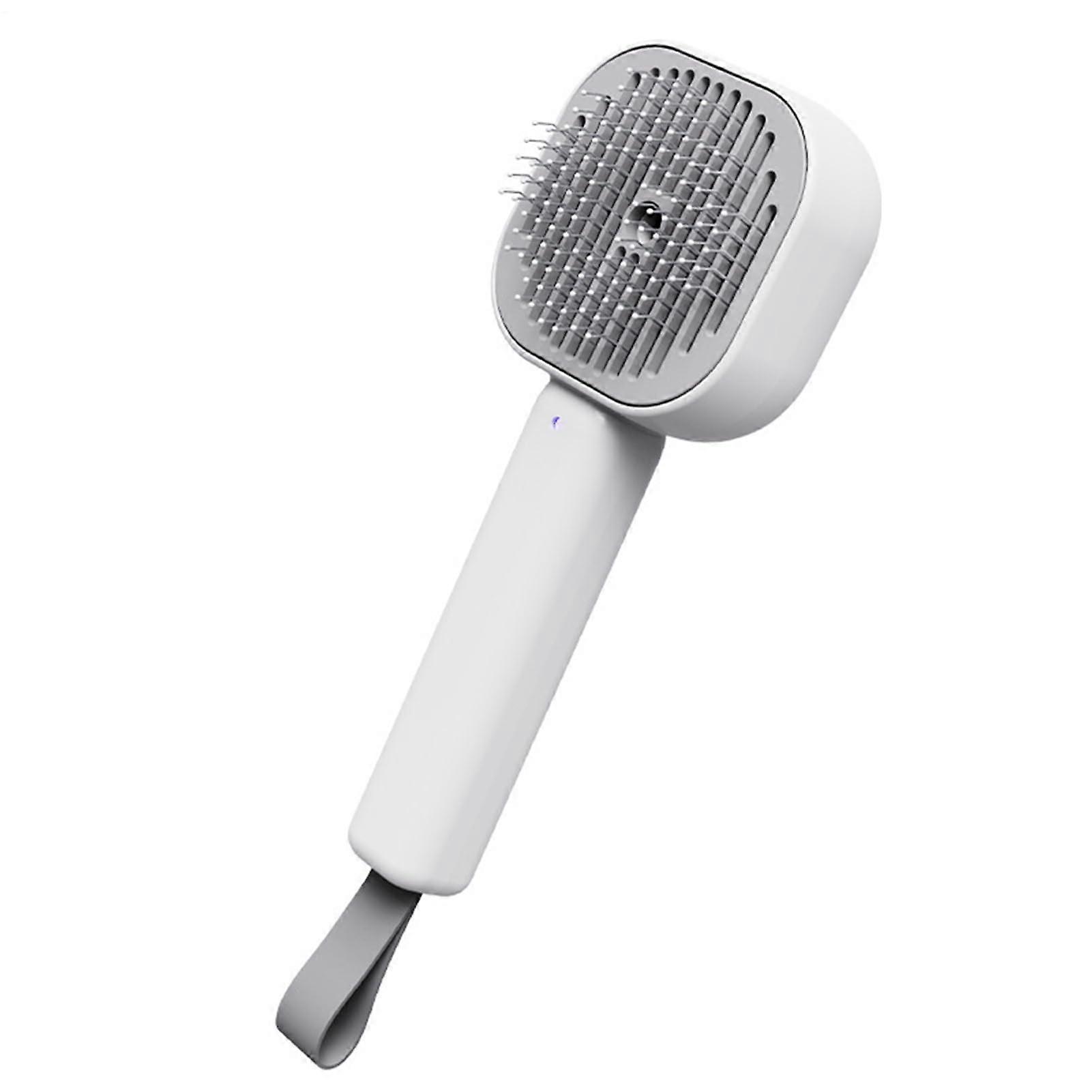 Pet Bath Brush for Dogs and Cats, 300 mAh Rechargeable Massage Comb, Multi-Functional Grooming Tool for Home and Travel