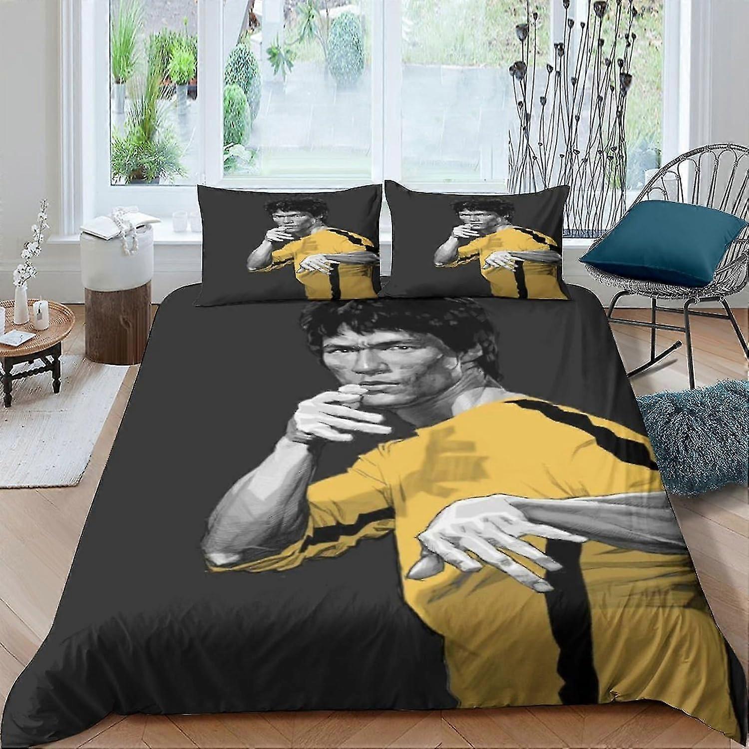 EDMKO 3D Bedding Print Set Soft Microfiber Duvet Cover with Pillowcases for Kids Teens Adults