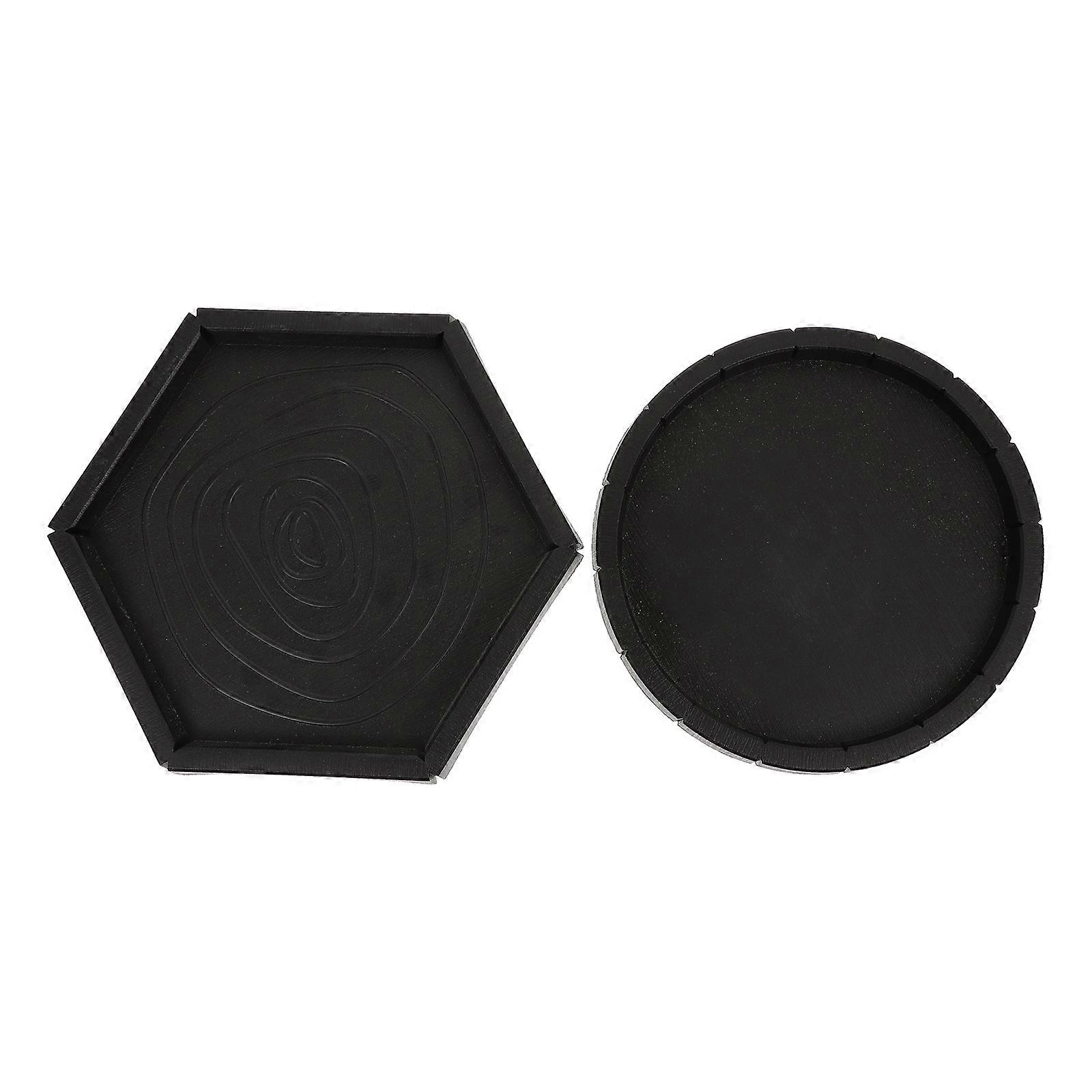 Lizard Feeder Reptile Food Basin Crawling Pet Care High Temperature Resistance Hexagon 2Pcs