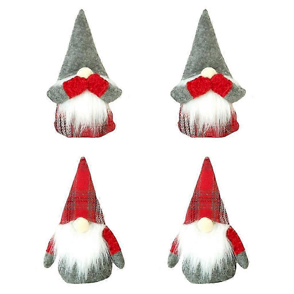 Piece Christmas Handmade Tree Shape Pendant, Faceless Doll Pendant, Soft