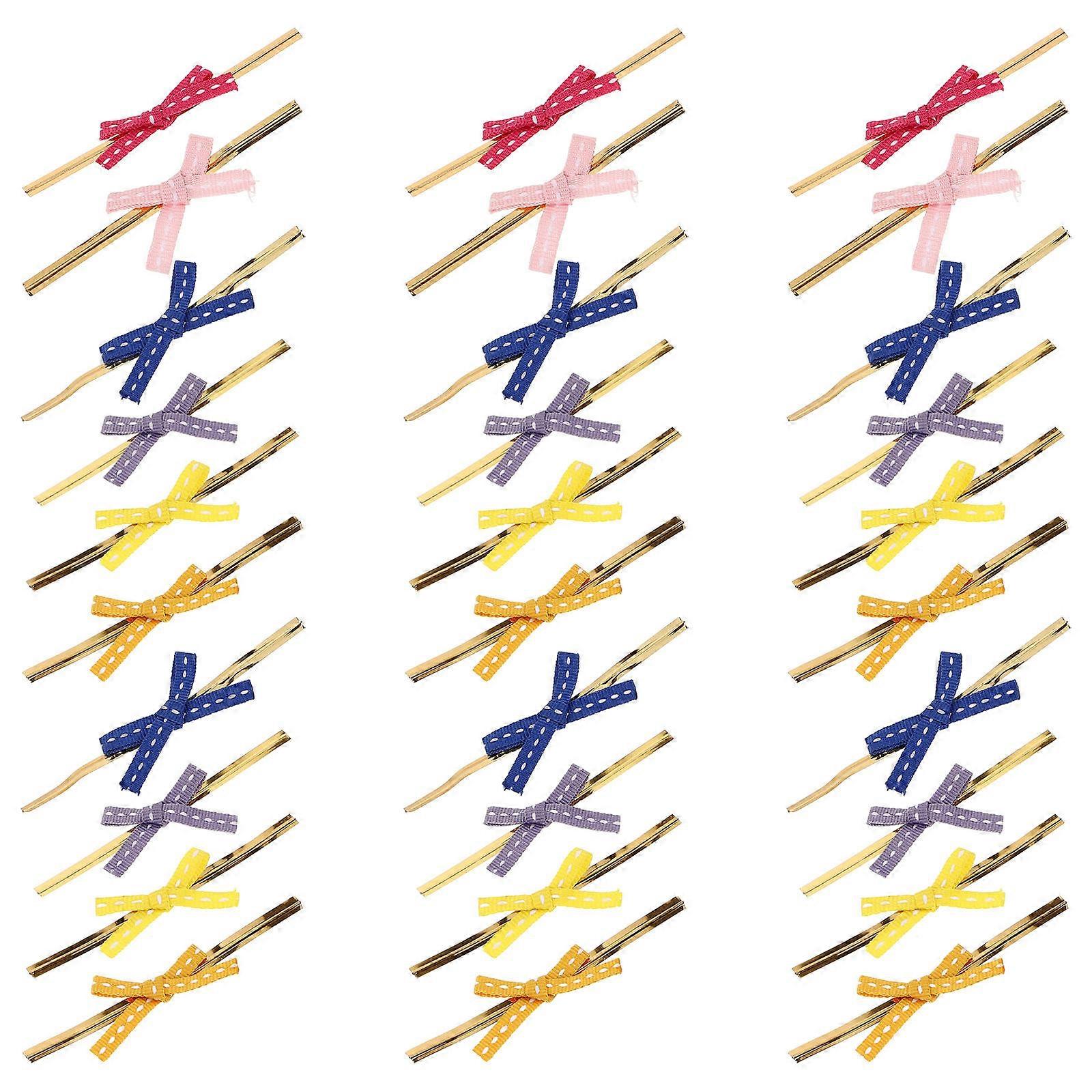 Multi-Function Twisting Ties for Fixing 100Pcs Portable Bread Ties Assorted Color