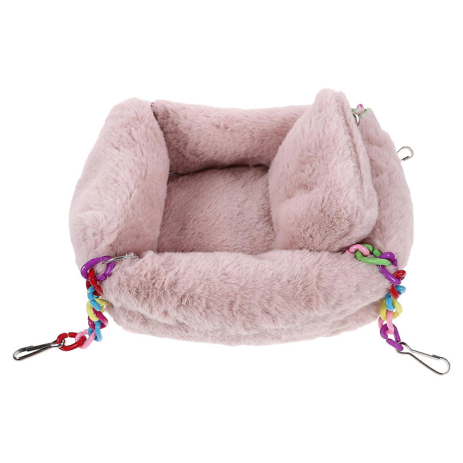Hanging Hammock for Pets Cozy Bed for Chinchillas, Hamsters, and Guinea Pigs Comfortable Hideout for Small Animals