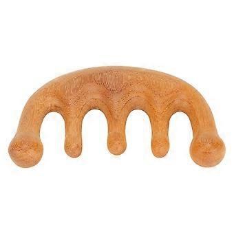 Natural Wood Wide Tooth Hair Comb Head Scalp Massage Wood Scalp Comb for Head Neck Shoulders Hands and ArmsYMMR)