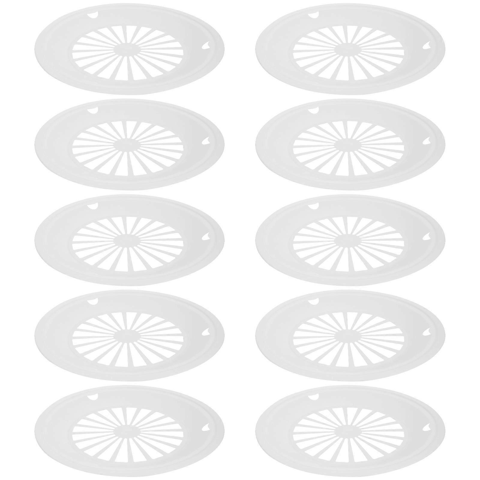 Bbq Holder Reusable Bbq Plates Barbecue Tray Reusable Personal Users 10.61X10.61X0.08in Even Weight Distribution 10Pack