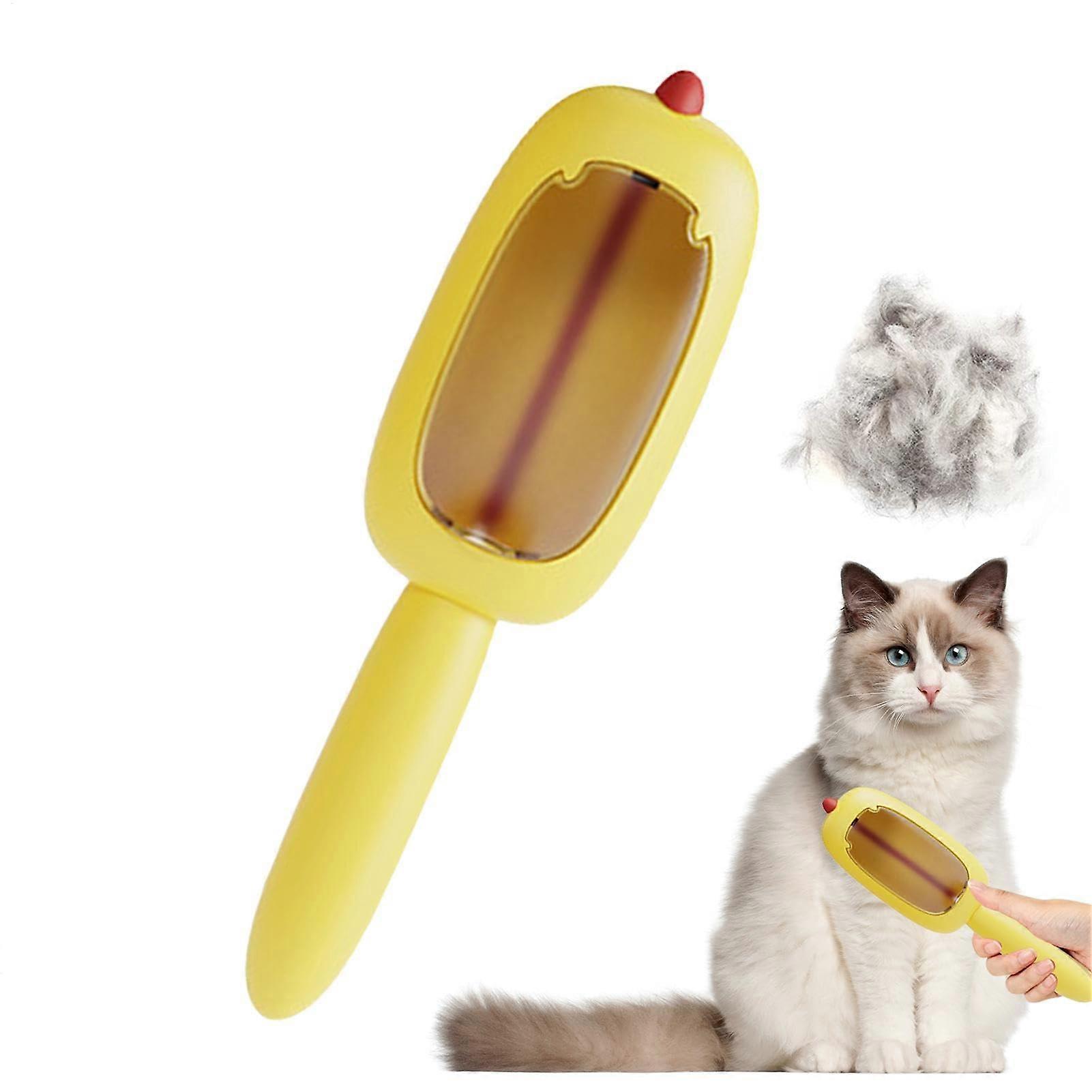Lint Roller for Pets, Reusable Lightweight Pet Hair Remover, Efficient Glue Roller for Kl Yellow, Multifunctional Lint Cleaner