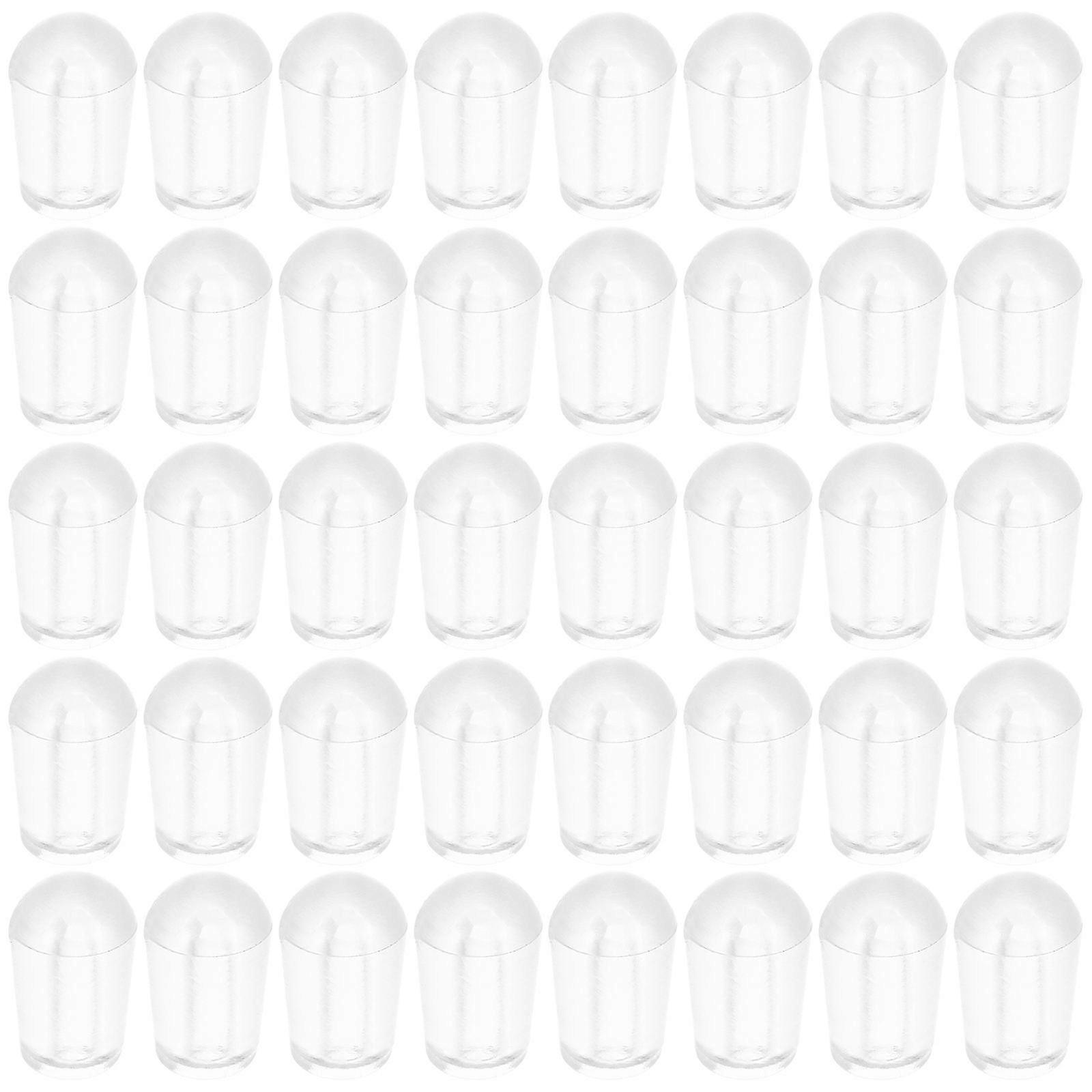 100pcs PVC Hanger End Caps for Clothes Hanger Hooks Protective Covers Wire Hanger Tips