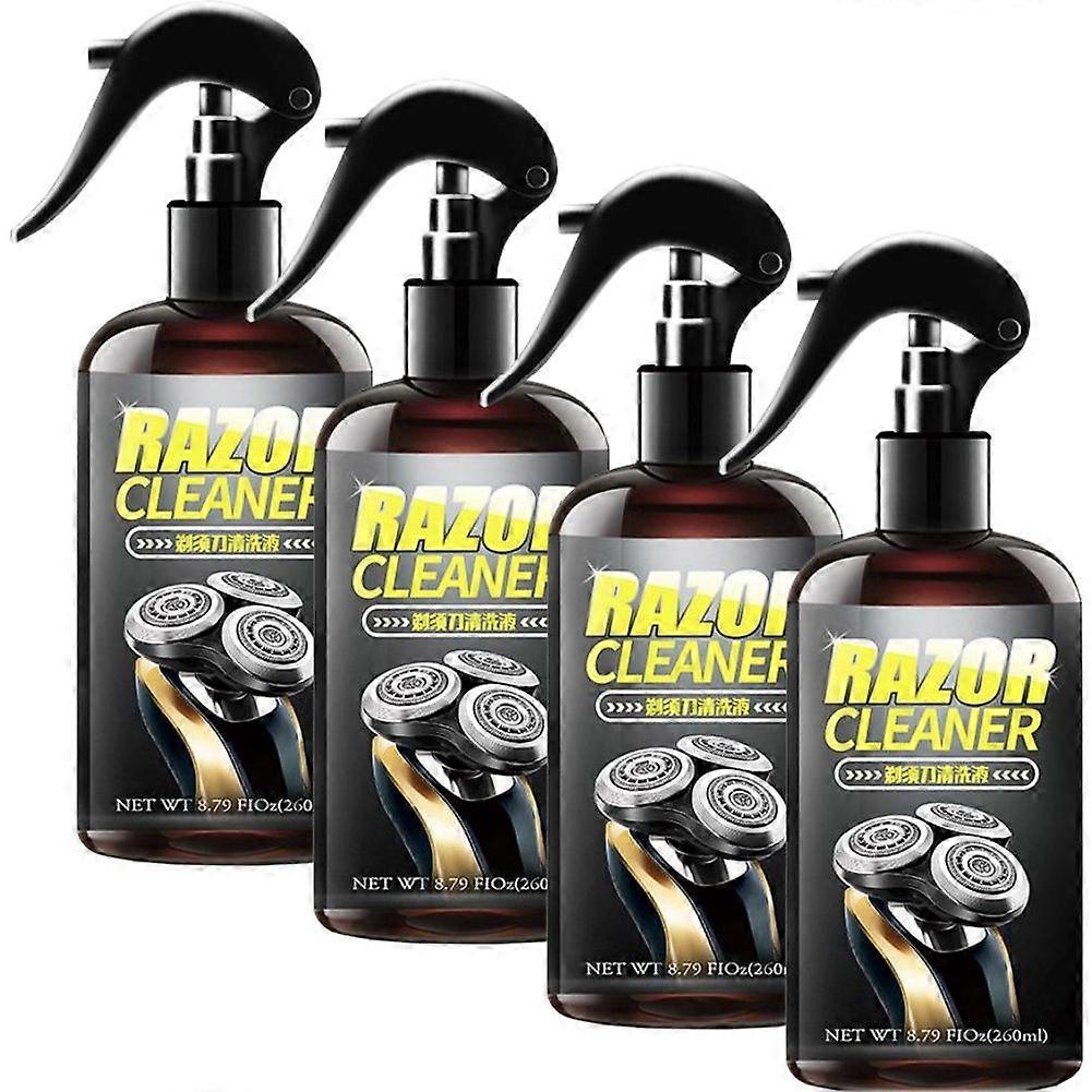 Universal Electric Shaver Cleaning Solution, Blade Cleaner with Brush, For Cleaning, Lubricating, And Rust Prevention To Most Shavers
